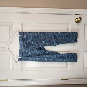 Blue Patterned Leggings